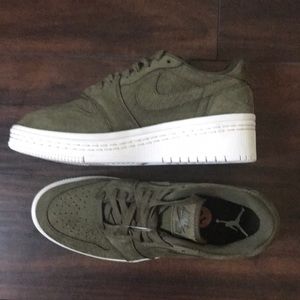 Nike Air Jordan 1 Low Lifted Olive Canvas